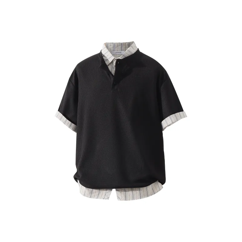 OGEK T Shirt Unisex White Comes With White Blue Shirt+Brooch-8