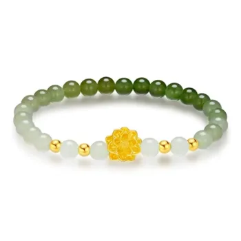 QIANCHANG Hetian Jade Bracelets White Jade/Pale Greenish White Jade Women's