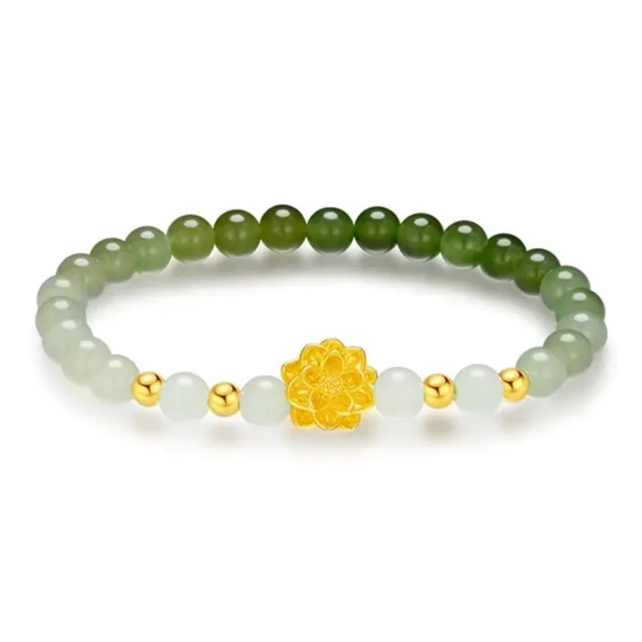 QIANCHANG Hetian Jade Bracelets White Jade/Pale Greenish White Jade Women's-0