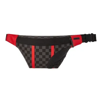 SPRAYGROUND PVC Polyvinyl Chloride Fanny Pack Men's Black