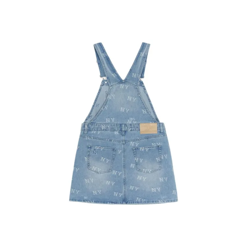 MLB New York Yankees SS25 Sleeveless Dress Women's Light Blue-1