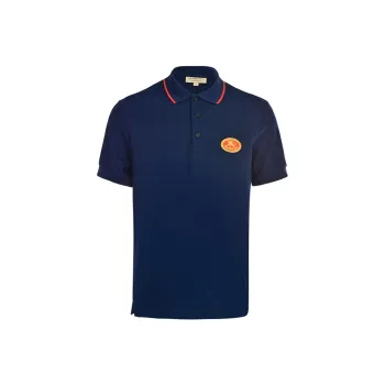 Burberry Polo Shirt Men's Marine Blue
