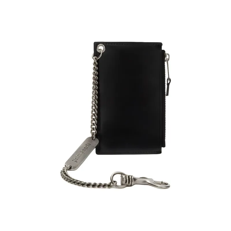 PALM ANGELS Logo Debossed Card Holder-1