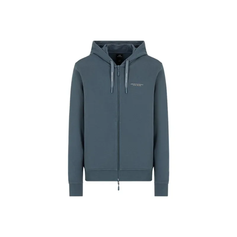 ARMANI EXCHANGE Logo print Cotton Hoodie-10