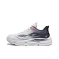 White Dark Blue Orange