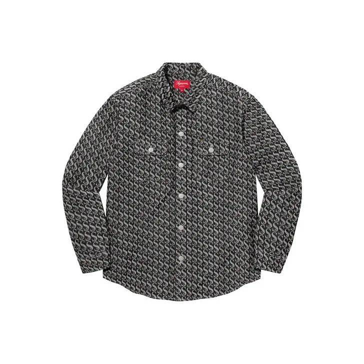 Supreme Monogram Denim Shirt-3