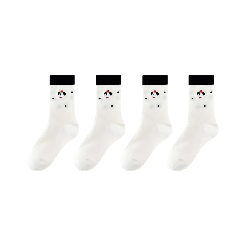 Moremoli Mid Calf Socks Women's 4 Pack-2