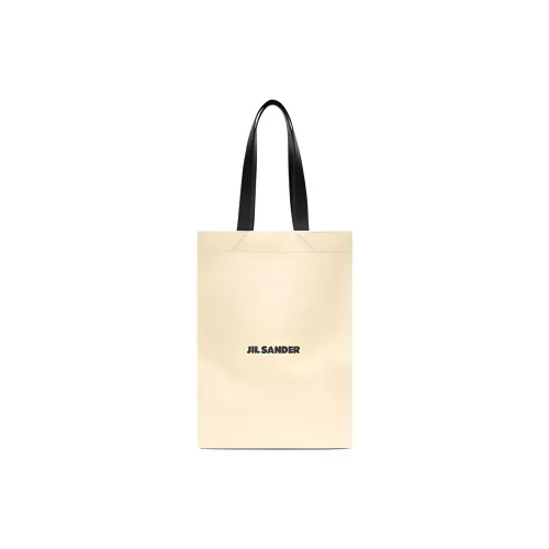 JIL SANDER Canvas Handbag Tubas Women's Natural