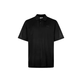 Y 3 Polo Shirts Men Black