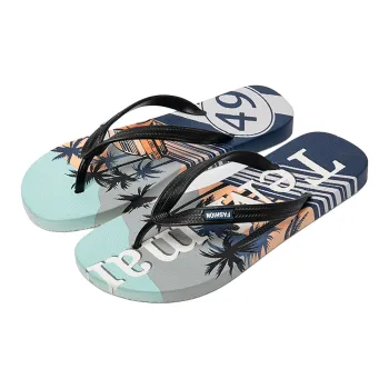 Ailise Sandal Slippers Lake Green/Blue/Beige