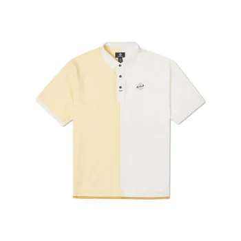 Converse Polo Shirts Men Beige Yellow