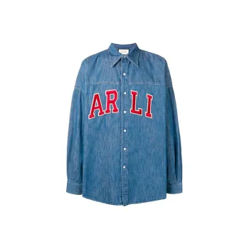 GUCCI Embroidered Denim Shirt