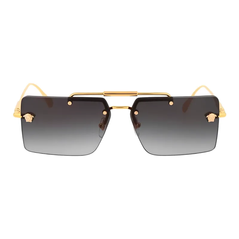 VERSACE Rectangular Frame Sunglasses-1