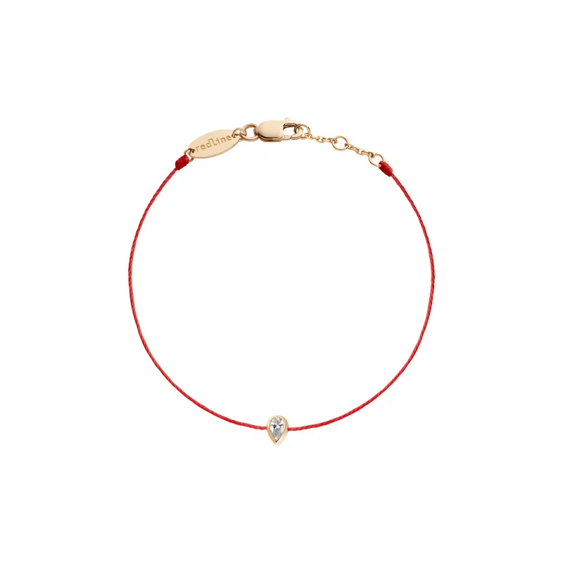 Redline 18kt Rose Gold And Diamond String Bracelet-0