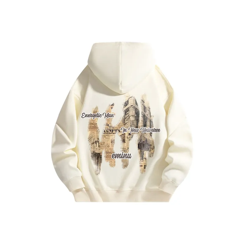 EMINU American Letter-Print Casual Sweatshirt Unisex-15