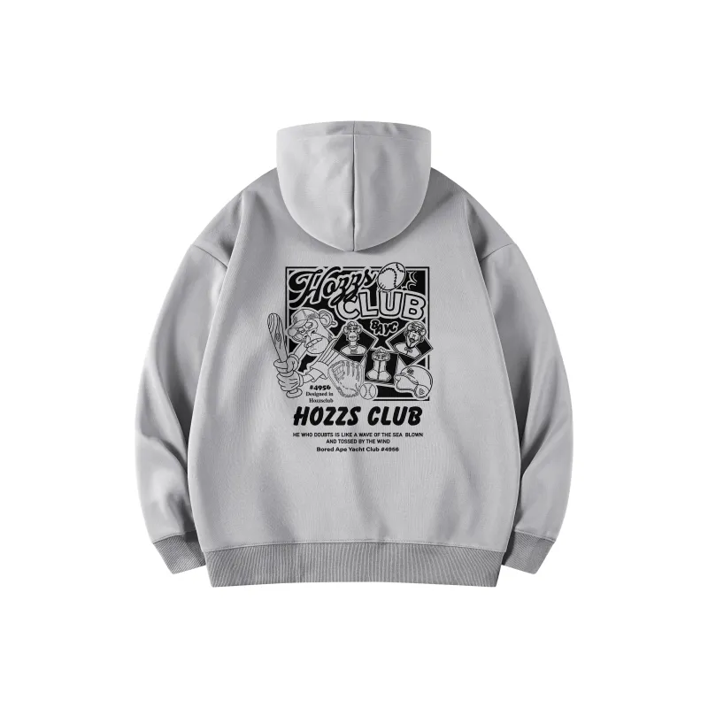 HOZZS x WULIAOYUAN LIANMINGKUAN Pullover Hooded Fleece Lined Hoodies & Sweatshirts Unisex-9