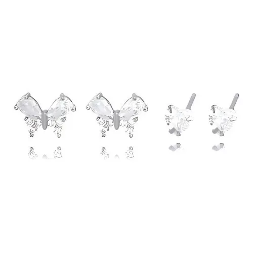 Universe Search S925 Silver Stud Earrings Women's