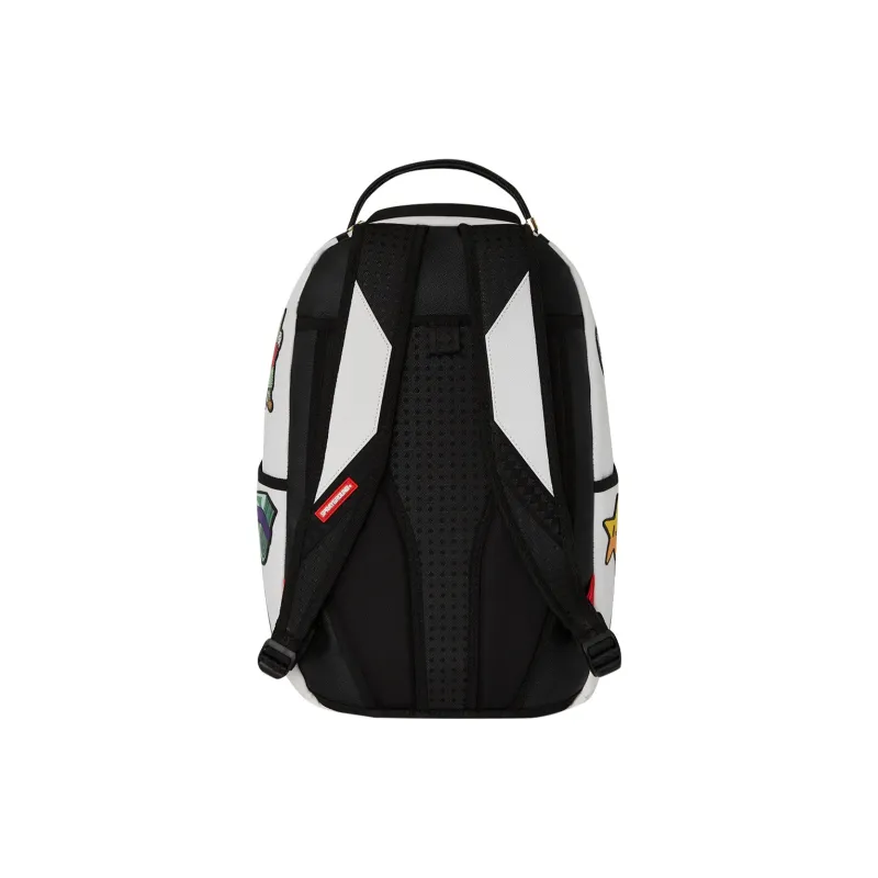 SPRAYGROUND PVC Backpack Unisex Raw White-4