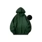 Green Hooded (Thickened and Fleece-Lined)