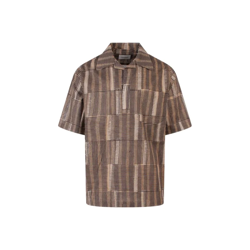 NANUSHKA Shirts Men Brown-0