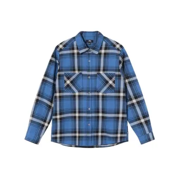 Stussy Classic Bailey Plaid Long Sleeve Shirt