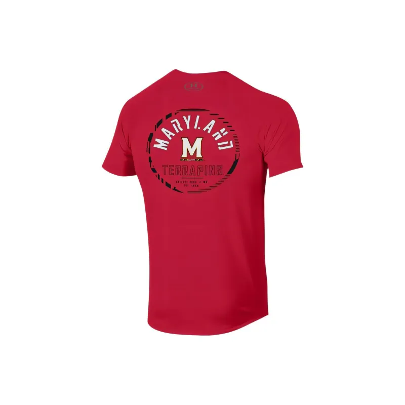 Under Armour TechCollegiate T Shirt Men's Red-1