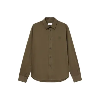 KENZO Classic Tiger Head Shirts Men Army Green