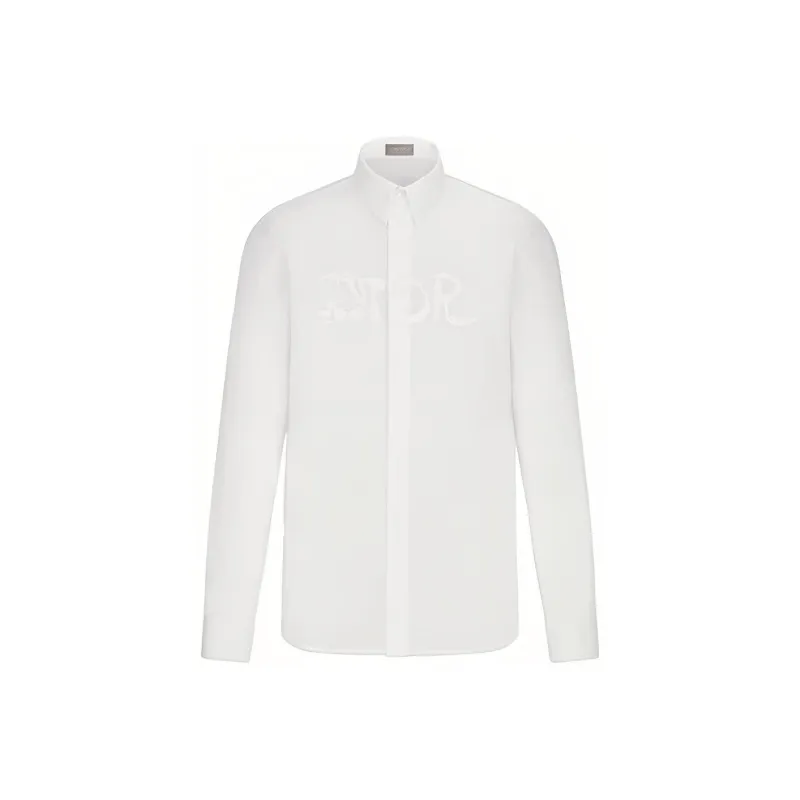 DIOR Quarterly New Products Shirts Men White-0