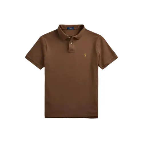 Polo Ralph Lauren FW24 Polo Shirt Men's Light Reddish Brown