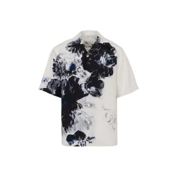 Alexander McQueen Dutch Flower Short Sleeved Shirt
