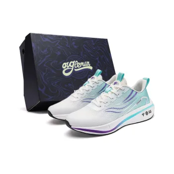 OUGLEMEN Lightweight Anti Slip Low Top Casual Shoes Men's Box
