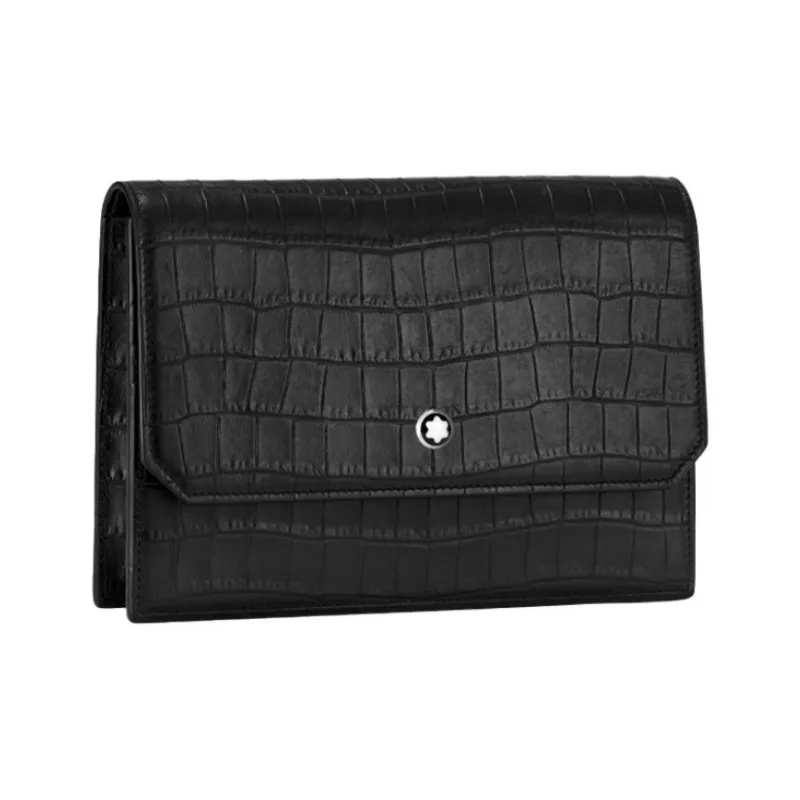 MONTBLANC Meisterstuck Cow Leather And Leather Crossbody Bag Shoulder Bag Mini Men's Black-1