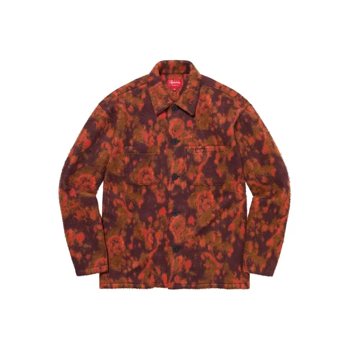 Supreme Paisley Fleece Shirt-1