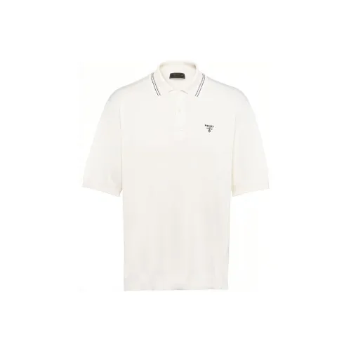PRADA Polo Shirts Men White