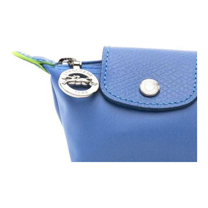 LONGCHAMP Le Pliage Green Recycled Polyamide Canvas Coin Purse Regular Women's Blue-3