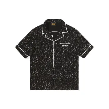 Drew House Letter Logo Series Shirts Unisex Starry Black