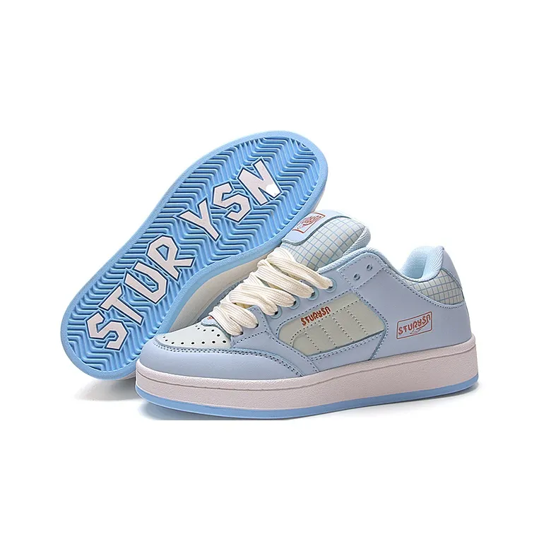 STUR YSN Low Top Skateboard Shoes Women's Moon White-6