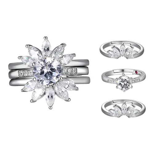 PIARA Rings Women's Silver
