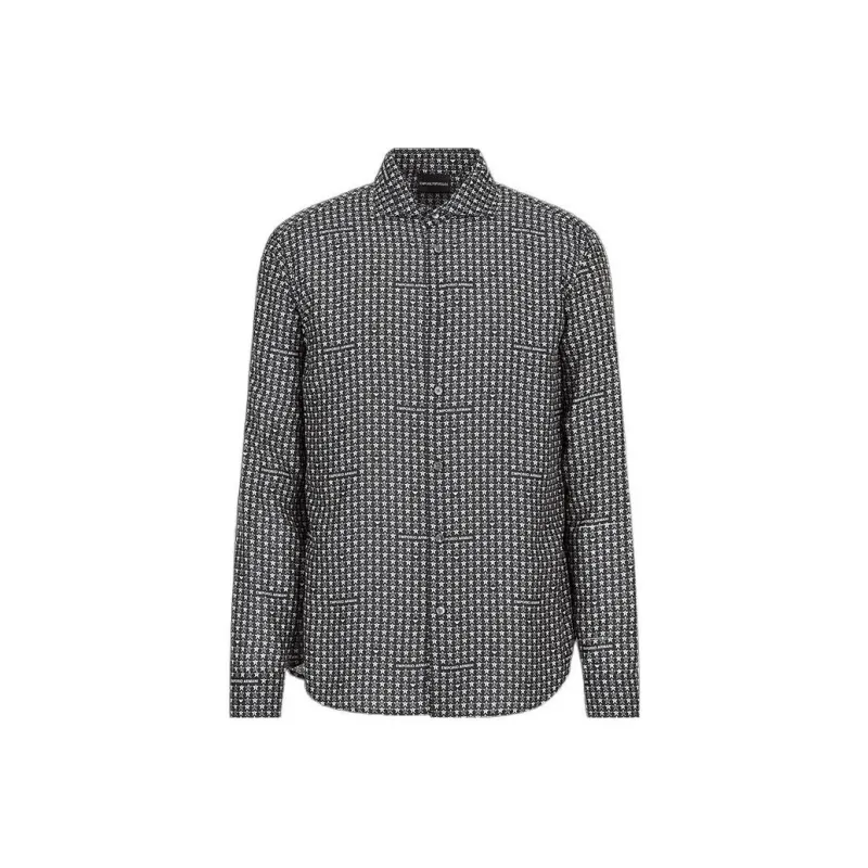 EMPORIO ARMANI Shirts Men Black-0