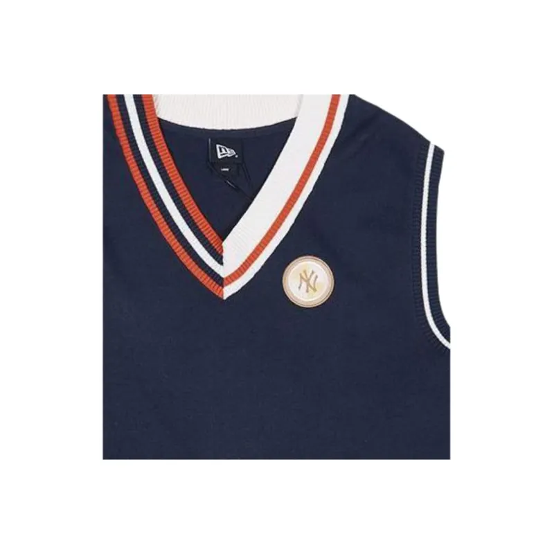 New Era MLB College Style Series Vests Unisex Navy Blue-3