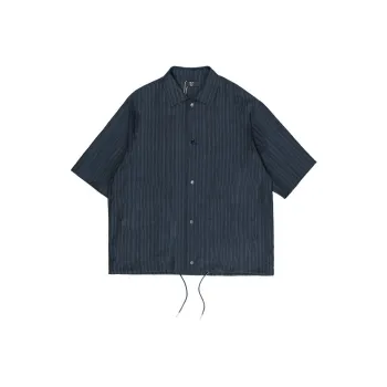 PUSH HZC Shirts Men Navy Blue