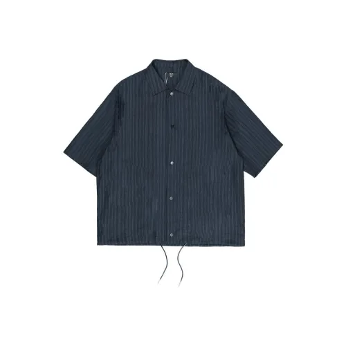 PUSH HZC Shirts Men Navy Blue