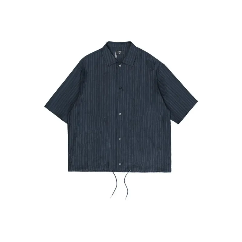 PUSH HZC Shirts Men Navy Blue-0