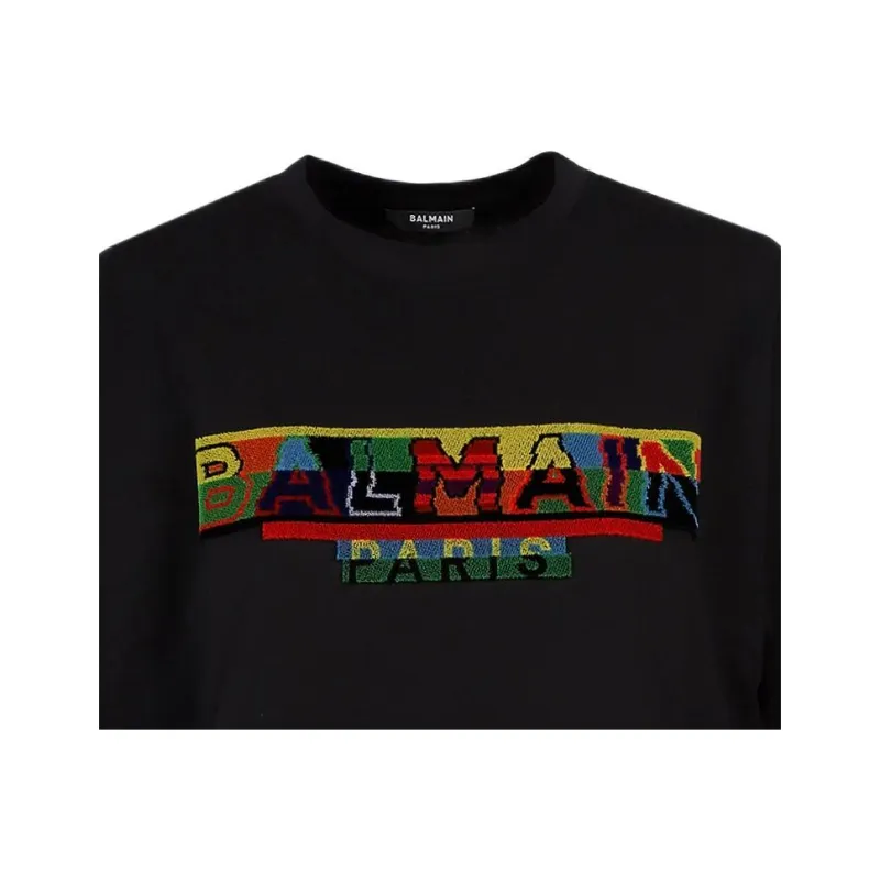 BALMAIN Regular T Shirt Women's Black-5