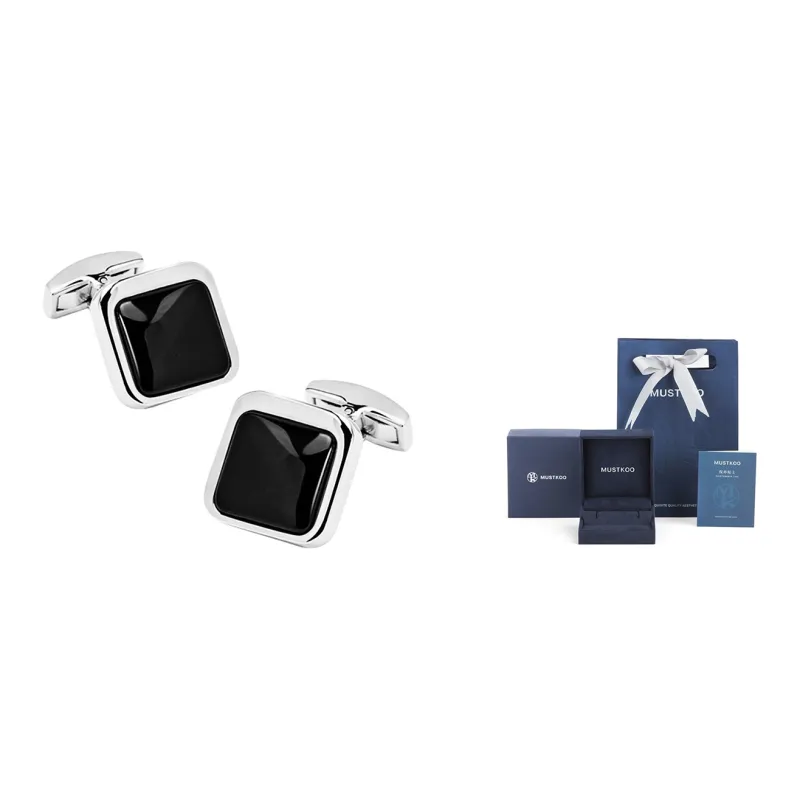 MUSTKOO Cufflinks Men-0