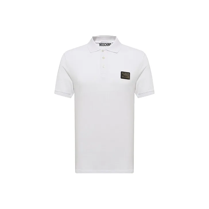 MOSCHINO Polo Shirts Men White-0