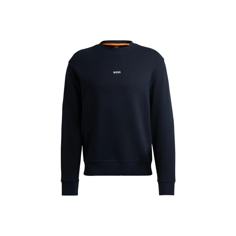 HUGO BOSS Logo Rubberised Regular Fit Sweatshirt-0