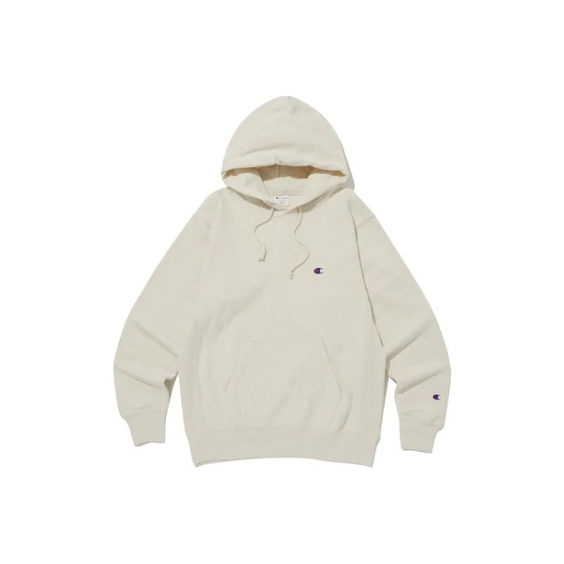 Champion SS24 Reverse Weave Sweatshirt Unisex Cream-0