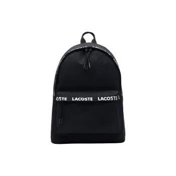 LACOSTE Polyester Backpack Men's Black