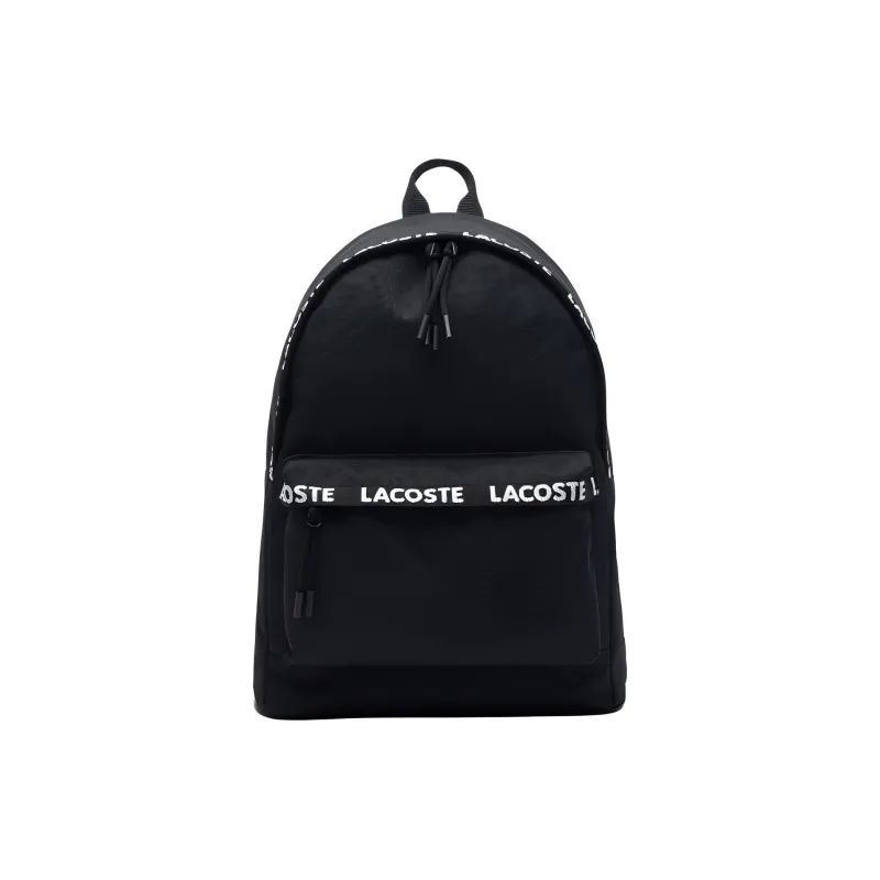 LACOSTE Polyester Backpack Men's Black-0